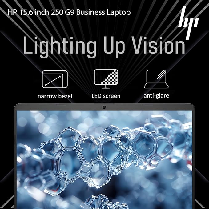 HP New Business Laptop with Microsoft Office, Intel Powerful Processor, 15.6" FHD LED Display, 32GB RAM, 2TB SSD, Ethernet RJ-45, Ultra Quiet Design, Long Battery Life, Windows 11 Pro, WOWPC USB
