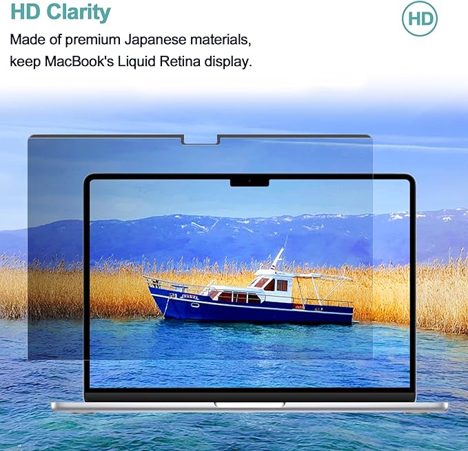 IPROKKO Privacy Screen MacBook Pro 16 Inch (2021-2024, M1, M2，M3，M4), Magnetic Removable Anti Blue Light Glare Privacy Filter Compatible with Mac Pro 16In,Laptop Mac 16.2 Screen Protector