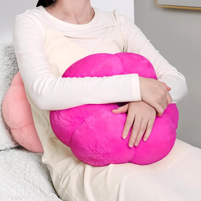 CreaDream Pumpkin Tablet Pillow Stand Holder for Kindle iPad, Adjustable Phone Pillow Stand for Lap Bed with Detachable Snack Bowl, Compatible with 4.7"-13" Tablet, iPad, iPhone, Samsung Tabs, Kindle