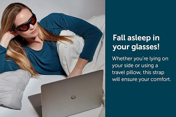 Sleep Savior Deluxe Lens Night Glasses - Blue & Green Light Blocking Glasses for Better Sleep