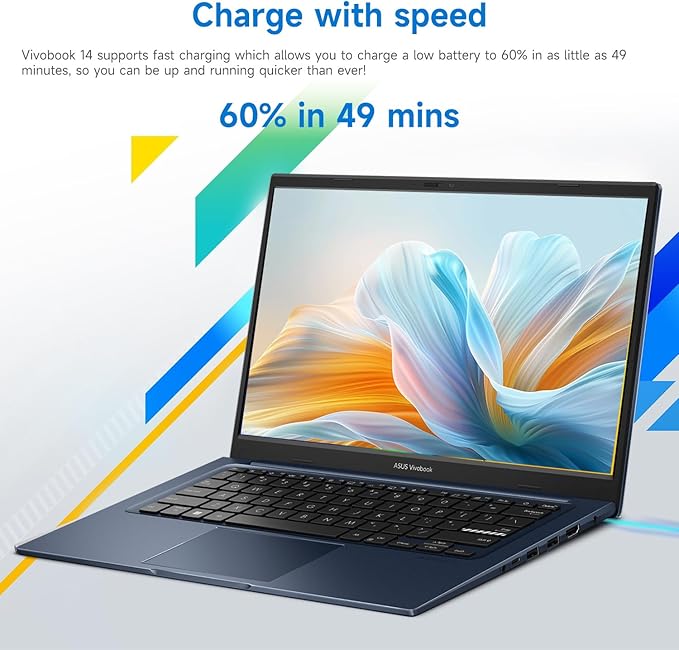 ASUS Vivobook 14X X1404VA-I512256 Laptop, 14" FHD 1920 * 1080, Intel Core i5-1334U,16GB DDR4 RAM, 512GB SSD, Wi-Fi 5, W11 Home, HDMI, Bundle with PCO Laptop Cooler