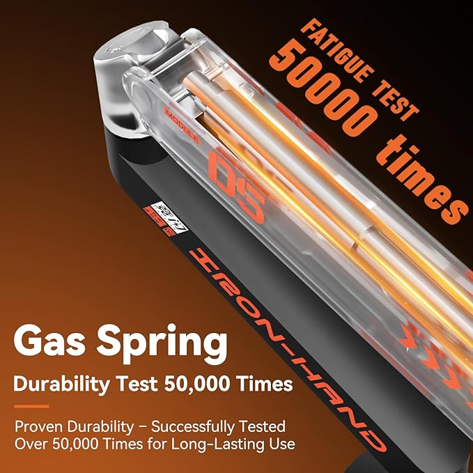 Magnetic Tablet Stand, Adjustable Desk Mount for iPad & All Tablets, 360° Rotating Foldable Arm with Gas Spring, Heavy Duty Aluminum, for Home Office, Kitchen, Bedside, Studio, White