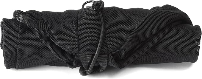 Peak Design Ultralight Mesh Packing Cube, Black, Stretchy Mesh Luggage Cube with Strap Attachment Points and Luggage Pass Throughs, Zipper Opening, Travel Organizer for Men and Women, Size XS