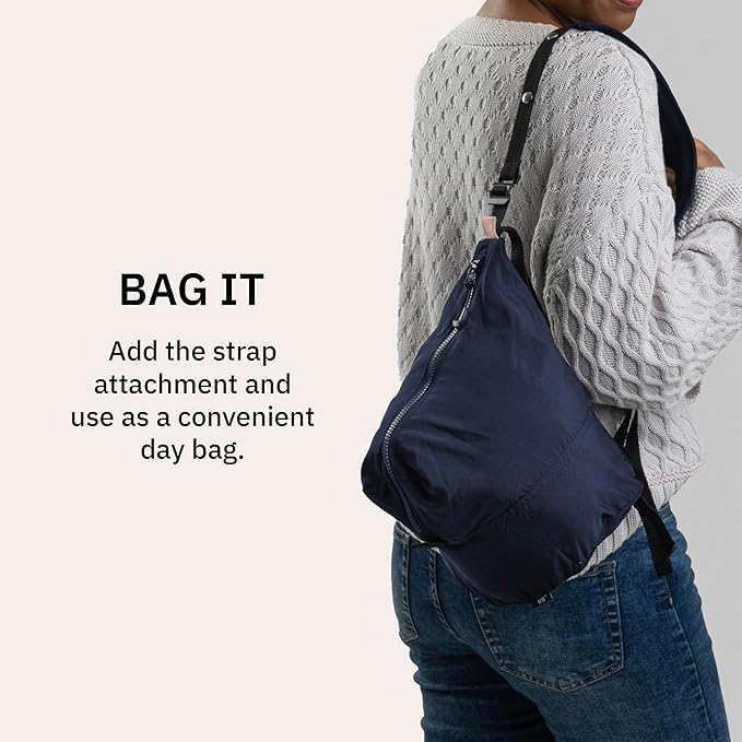 trtl Packing Pods, Midnight - Packing Cubes for Travel - Organizer Bags for Luggage to Maximize Space in Suitcase - Travel Packing Organizers - Includes Carry Strap - Comes with 3 Cube Sizes - 3 Pack