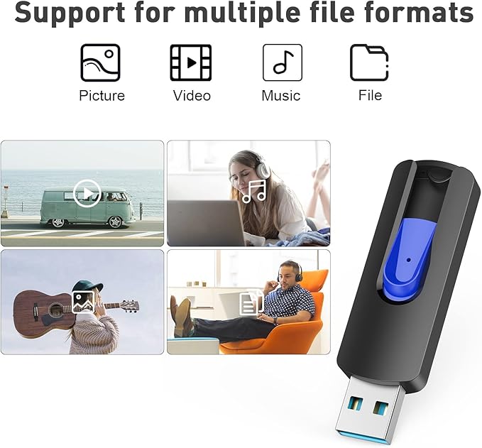 RAOYI 5 Pack 32GB USB 3.0 Flash Drive, High Speed Memory Stick Thumb Drives Jump Drive Pen Drive for PC Laptop Desktop- 32G Multipack