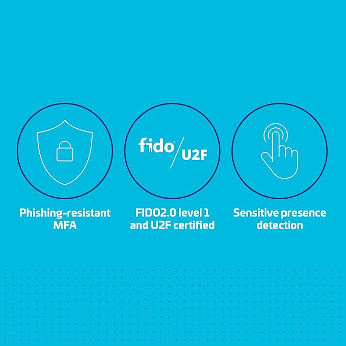 Thales - SafeNet eToken FIDO - FIDO2 Certified Security Key - Passwordless Phishing-Resistant Authentication for Web Apps, Devices & Desktops - USB-A