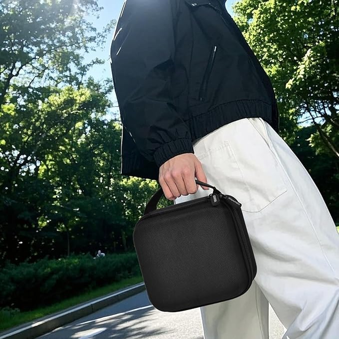 Case Compatible with GL-BE3600/SFT1200/ MT3000/ AXT1800/ MT1300/ A1300 for Glinet Travel Router for Hotel WiFi, Portable Router Storage Holder for Gl.inet Slate 7 Router Accessories(Box Only) - Black