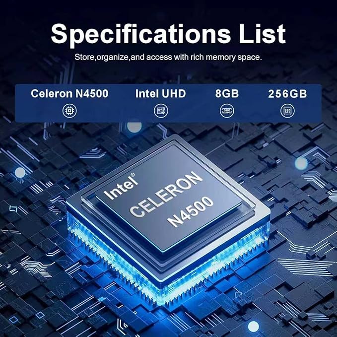 Lenovo Laptop for Business and Student | Intel Core |15.6 Anti-Glare Screen | 1 Year Office 365 | 8GB RAM | 128GB SSD + 128GB eMMC | 1TB Cloud Storage | 11HR Battery | Windows 11 | WOWPC USB