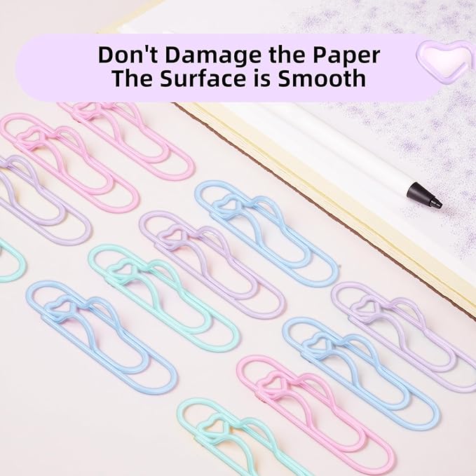 12 Pcs Macaron Color Metal Pen Clips, Stainless Steel Pastel Pen Holders for Office Organization, Students, Teachers, Journals, Notebooks, Planners, Clipboards, Sketchbooks, Diaries and Documents