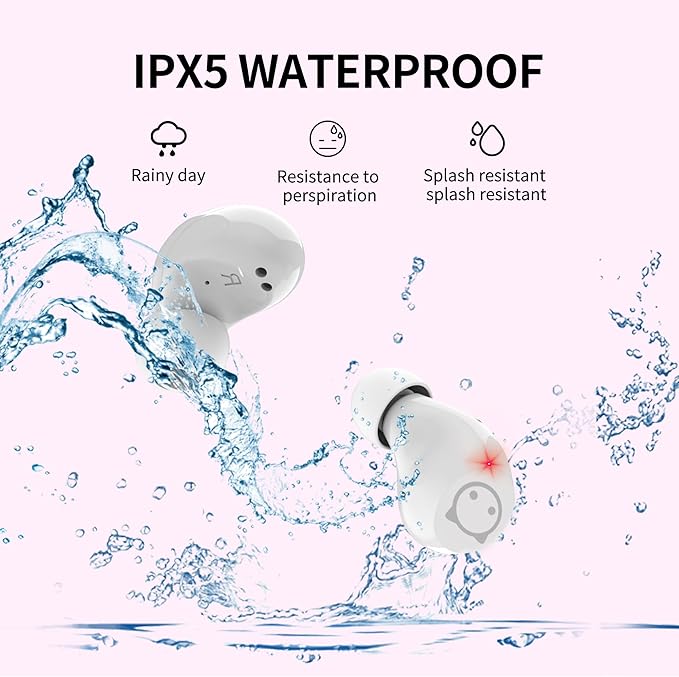 Wireless Earbuds,Cartoon Wireless Bluetooth 5.0 Headset Built-in Mic,Cute Panda Earbuds,IPX5 Waterproof Headphones,Wireless Sports Earphones,36H Playtime HiFi Stereo Deep Bass Earbuds