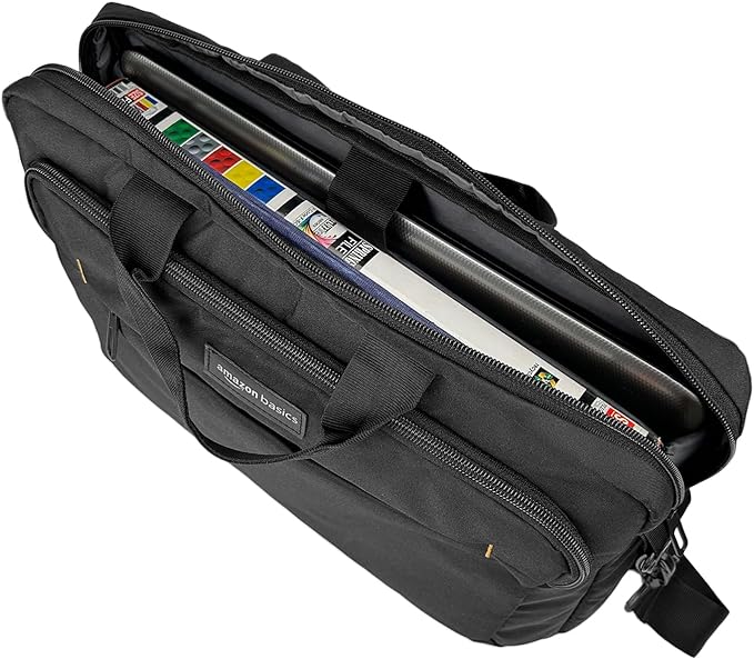 Amazon Basics 14-Inch Tablet Bag, Black