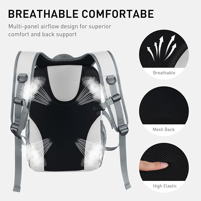 20L Lightweight Hiking Backpack for Men & Women – Small Travel Daypack with Phone Pocket – Durable & Compact for Hiking,Traveling,Camping,and Outdoor Adventure,White