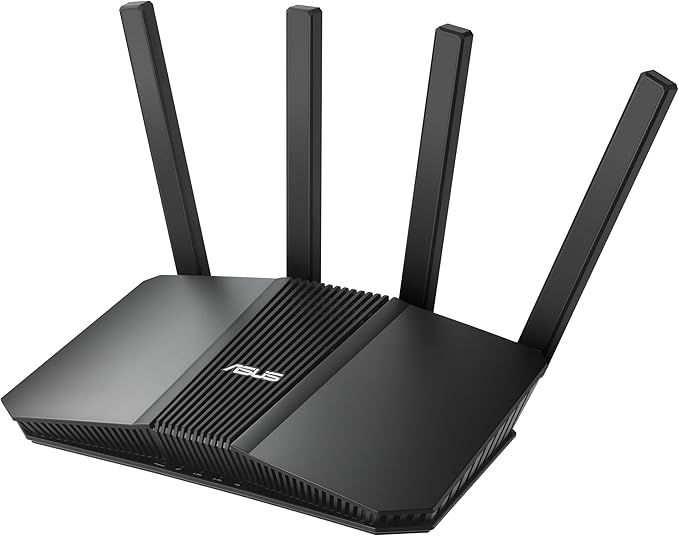 ASUS RT-BE58U WiFi 7 BE3600 AiMesh Extendable Router, 4K-QAM, MLO, AI Detection 2.5G Port, Four 1G Ports, Commercial-Grade Network Security, Parental Control, IoT Network, Kid’s Network, VPN Network