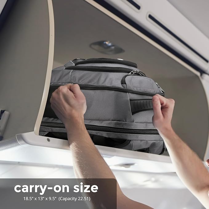 Swissdigital Design TSA Business Laptop Backpack For Men,Travel Backpack With USB Charging Port,College Tech Backpacks With RFID Pockets Presents For Men Fits 15.6 Inch Computer Grey | TERABYTE