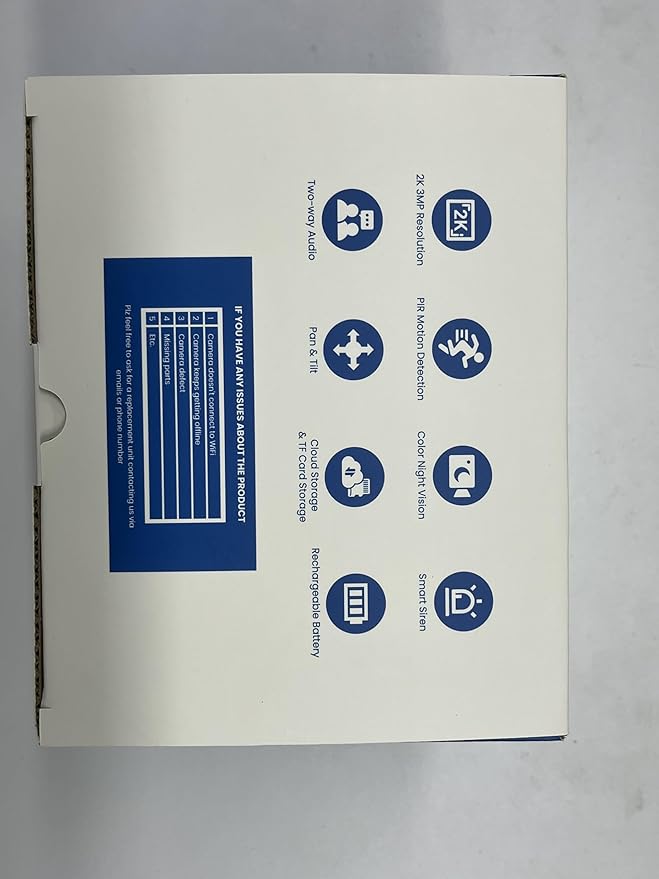 2K Cameras for Home Security-2.4G WiFi Outdoor Camera Wireless Solar/Battery Powered, 360° Viewing, Human Detection, Color Night Vision, Cloud/SD Storage B6 (B6-Black-1pack-2.4G)