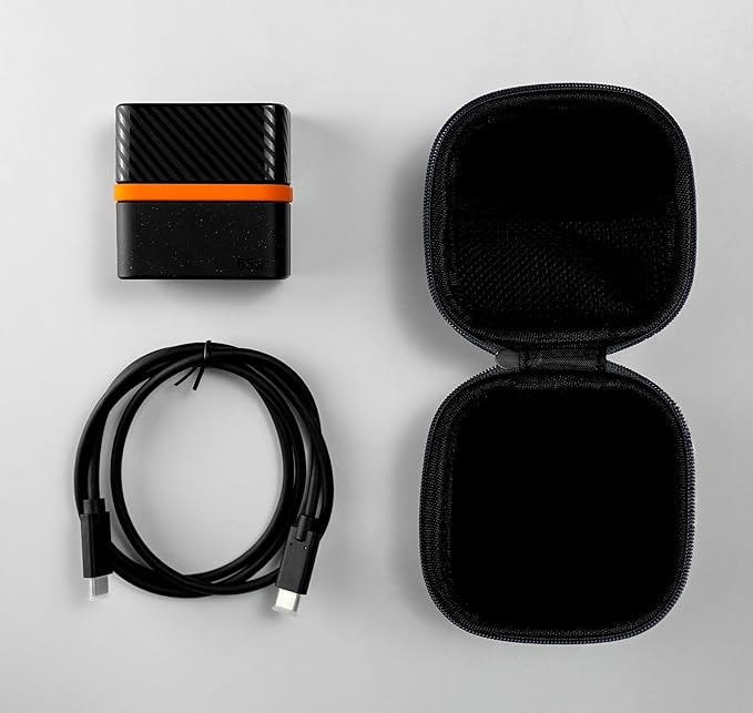 65W USB C Hub with 256GB SSD Storage, Multiport Adapter with PD Charging, USB 3.2 Ports, 4K HDMI for Laptop, Phone, Tablet Data Transfer