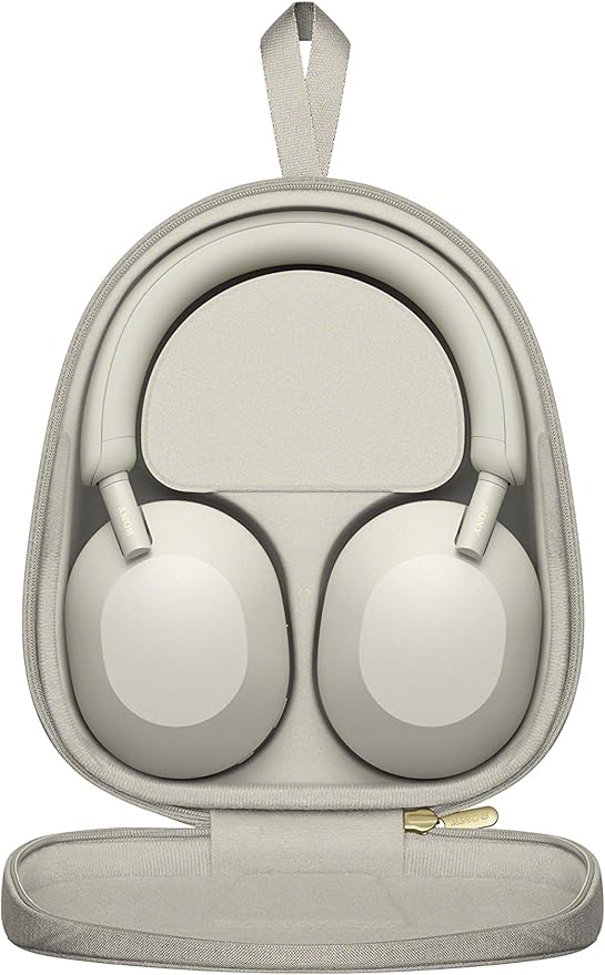 Sony WH-1000XM5 Premium Noise Canceling Headphones, Auto NC Optimizer, 30-Hour Battery, Alexa Voice Control, Silver