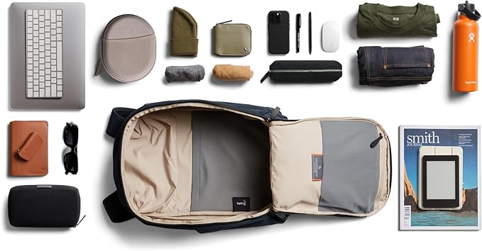 Bellroy Transit Workpack Second Edition (20L, fits 16” laptops, tech, gym gear, water bottle, daily essentials)- Nightsky