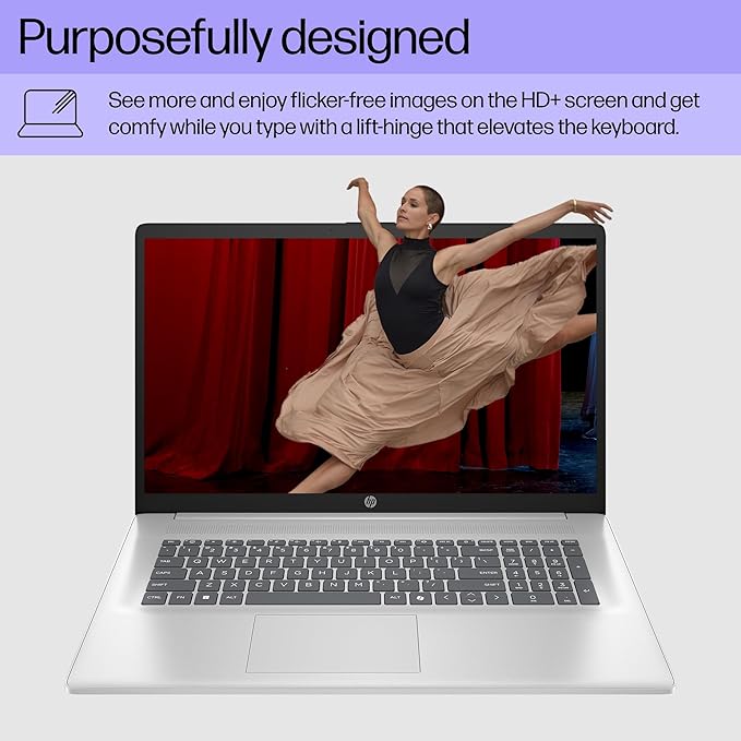 HP 2025 17.3 Touchscreen Laptop Computer, 17.3" 250 nits Anti-Glare Display, AMD Ryzen 5 (6-Core), 64GB RAM+2TB SSD, Windows 11 Pro, Fast Charge, AMD Radeon Graphics, Wi-Fi 6, w/Accessories