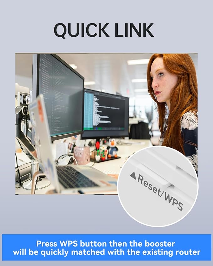 WiFi Extender, WiFi Extender Signal Booster Dual-Band(5.8G&2.4G) Wireless Repeater Coverage to 13888 sq. ft & 150+ Devices, WiFi range extender, WiFi Booster Extender for Home, Internet Booster