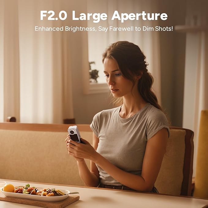 SJCAM C300 Standard Combo,4K Pocket Action Camera,7Hour Power,6-Axis Stabilization,Dual-Touch Screen Body Camera for travel,sport,blog,Waterproof,Youtube Live Streaming,Magnetic Werable,64G card,White