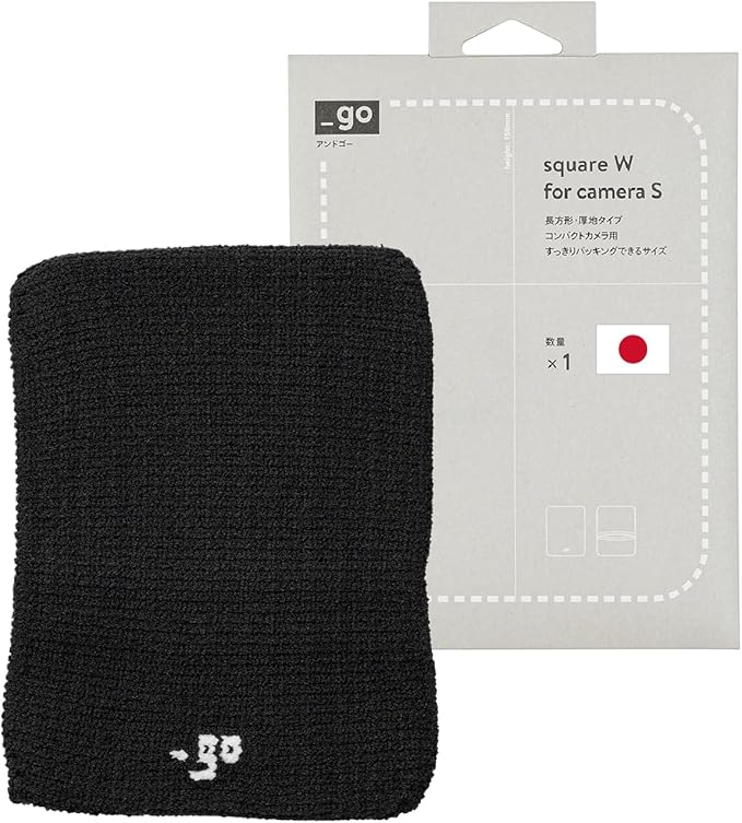 Camera Cover, Square W, Made in Japan, S size, Dark Gray