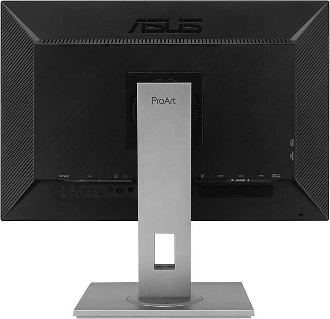 ASUS ProArt Display PA248QV 24.1” WUXGA (1920 x 1200) 16:10 Monitor, 100% sRGB/Rec.709 ΔE < 2, IPS, DisplayPort HDMI D-Sub, Calman Verified, Anti-glare, Tilt Pivot Swivel Height Adjustable, Black