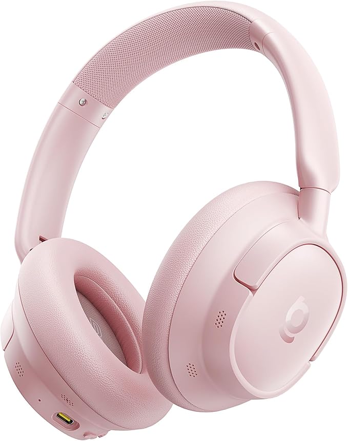 Baseus Bass BH1 NC Adaptive Active Noise Cancelling Headphones, Real-Time Adaptive Hybrid ANC, SuperBass 2.0, LDAC Hi-Res Sound, 80H Playtime, 5-Mic AI Clear Calls, Comfortable Fit, Bluetooth 6.0