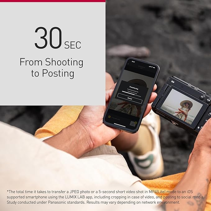 Panasonic LUMIX S9 Full-Frame Mirrorless Camera with S 18-40mm F4.5-6.3 Lens, Compact, Lightweight Body, Perfect for Social Media and Travel, DC-S9NG