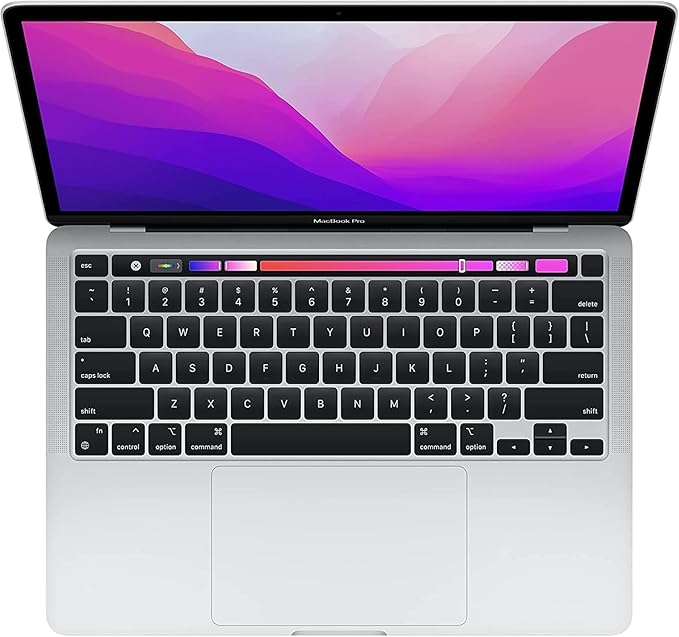 2022 Apple MacBook Pro with Apple M2 Chip (13-inch, 16GB RAM, 1TB SSD Storage) (QWERTY English) Silver (Renewed)