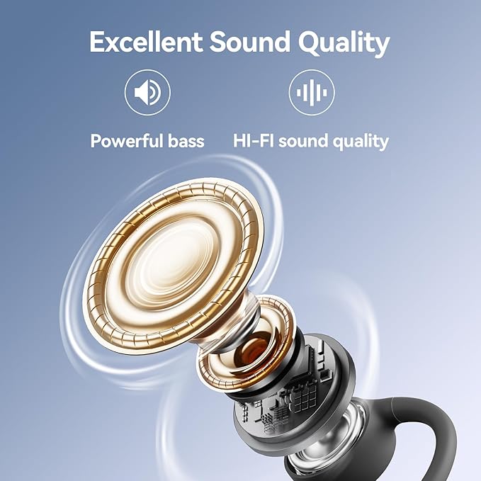 NANK Runner4 Swimming Headphones, IP68 Bone Conduction Headphones & 16GB MP3 Player Bluetooth 5.4 Wireless Open Ear Bone Conduction Underwater Sport Earbuds for Swimming Running Cycling Fitness