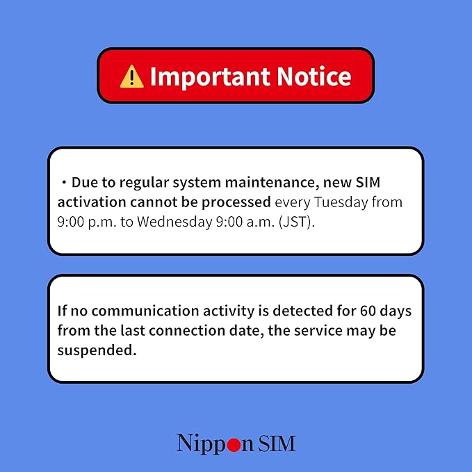 Japan SIM Card 60 Days Data Only | 90GB High-Speed 4G LTE | No Roaming Needed for Faster, Safer Access | Hotspot tethering Supported | Docomo Network | Made in Japan