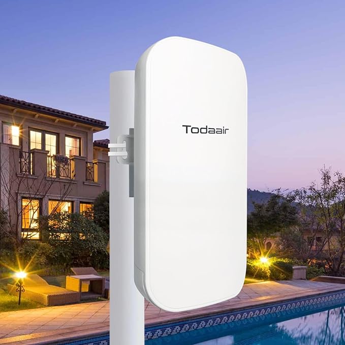 Outdoor WiFi Extender，WiFi Booster | Repeater & AP Mode｜IP65 Weatherproof | Up to 300Mbps WiFi Repeater | Easy Set Up WiFi Repeater Wireless Signal Booster with Ethernet Port