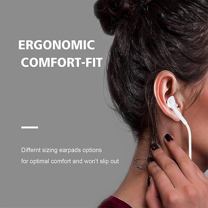 2 Packs iPhone Headphones Earbuds with Lightning Connector(Built-in Mic & Volume Control)[MFi Certified] Headphones support for iPhone 14/13/12/SE/11/XR/XS/X/7/7Plus/8/8Plus Support All iOS System