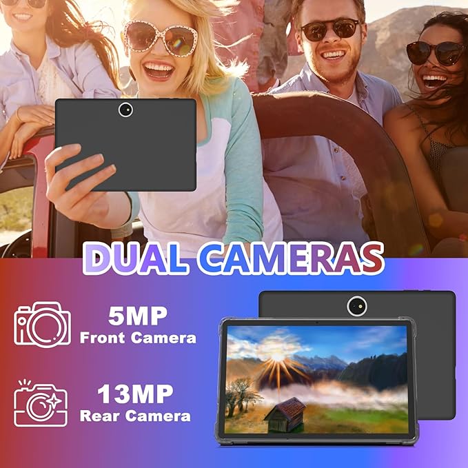 11 inch Tablet, 18GB + 128GB, Android 145 Tablet, 1TB Expandable, 13MP Camera, Octa-Core Processor 5G WiFi 8000MAH Battery 11'' IPS HD Touchscreen Google Tableta.