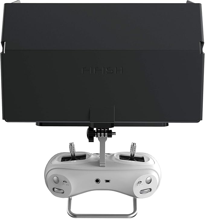 FIFISH Sunhood, 2 in 1 Adjustable iPad Holder, Connected to Remote Controller, Wide Clamping Range, Comfortable Viewing Angle