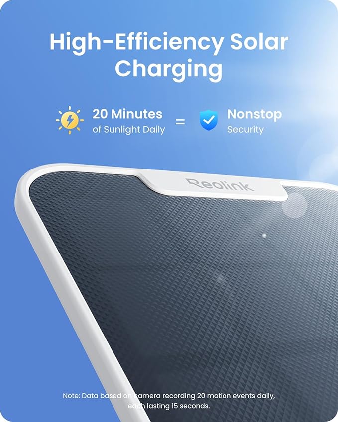REOLINK First 4K Solar Security Cameras Wireless Outdoor, Argus PT Ultra+ 3W Solar Panel, 360° Pan Tilt Auto-Tracking, 8MP Color Night Vision, 2.4/5 GHz Wi-Fi 6, No Monthly Fee, Home Hub Compatible