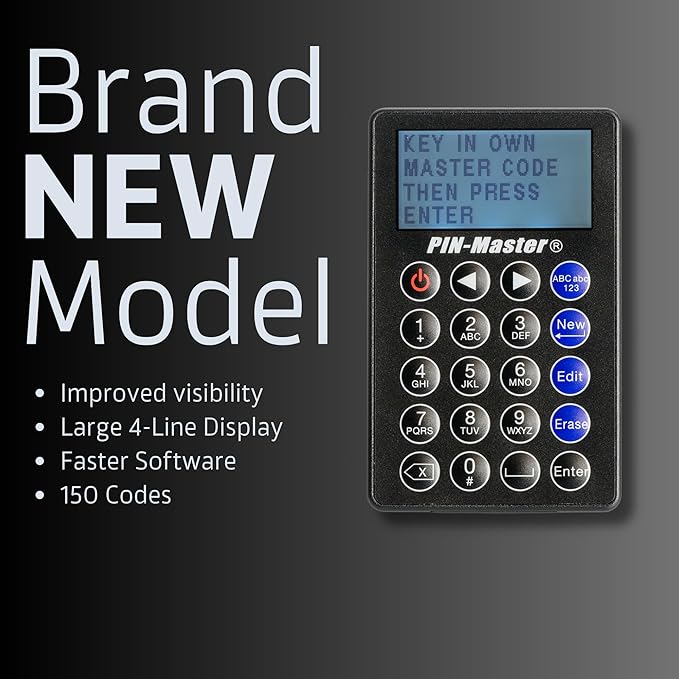 Password Keeper (150 Codes – 60 Characters Each) - Low Tech Electronic PIN Code & Password Organizer (Credit Card Size 3.370 in x 2.125 in) The Password Journal Device fits in Your Wallet