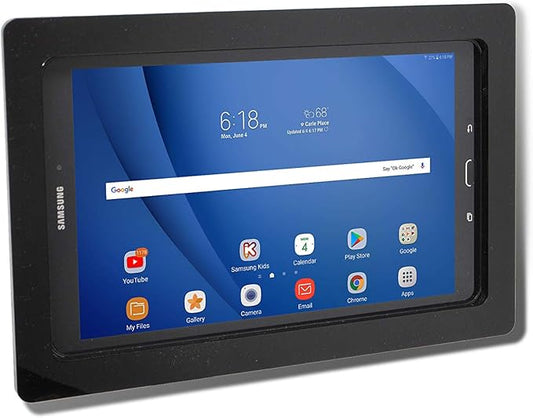 TABcare Security Anti-Theft Acrylic VESA Enclosure for Samsung 9.7" Tablet with Wall Mount Kit (Black, TAB S2 9.7)