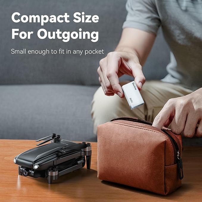 Bwine 65W Phone Charger, GaN Charging Blocks, Compatible with Drone, iPhone 17/Pro,Galaxy S24,Note 20/10+, iPad and More(2X Adapter 2X Cable)