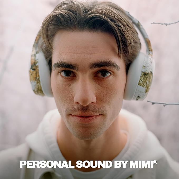 Skullcandy Crusher ANC 2 Wireless Over-Ear Bluetooth Headphones with Multi-Sensory Bass, Active Noise Cancelling, Up to 60 Hours Battery, Microphone for iPhone Android - Realtree Edge Colors White