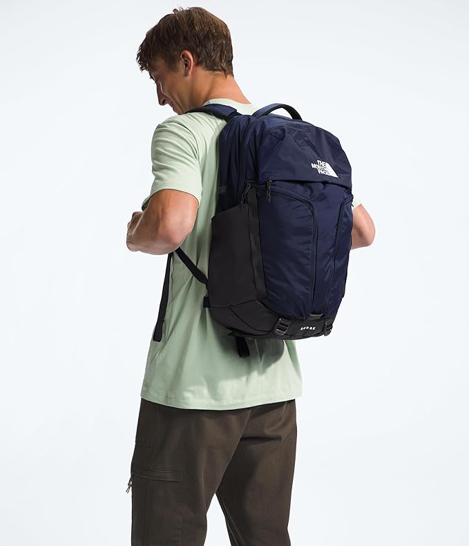 THE NORTH FACE Surge Commuter Laptop Backpack | Daypack with Water Repellent Finish, 16" Laptop Sleeve, Reflective Details, TNF Navy/TNF Black-NPF, One Size