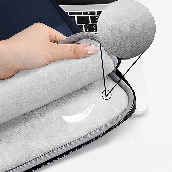 ZINZ Slim & Expandable Laptop Backpack 15 15.6 16 Inch Sleeve with USB Port, Spill-Resistant Notebooks Bag Case for Most 14-16 Inch MacBooks Surface-Books Dell HP Lenovo Asus Computers,B01L01