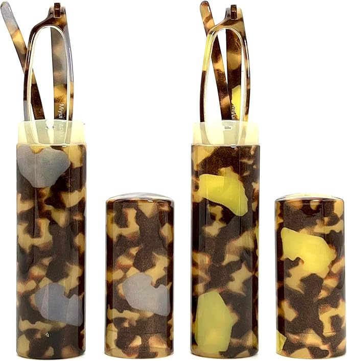 Women Reading Glasses Men Blue Light Blocking Anti Eyestrain Slim Computer Reader Tube Small Glass Thin Compact