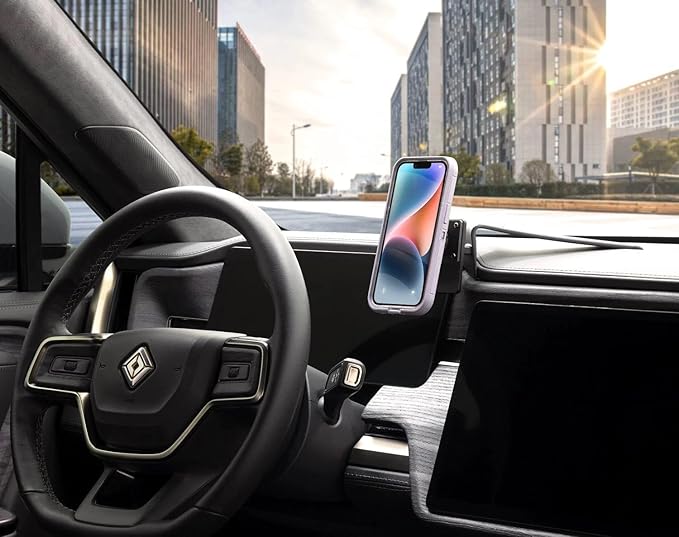 Scosche MagicMount Pro2 Magnetic Car Cell Phone Holder with AMPS Mounting Plate for Scosche/ProClip Vehicle Specific Mount Bases, Phone Stand Compatible with MagSafe, iPhone, Samsung (Base Required)