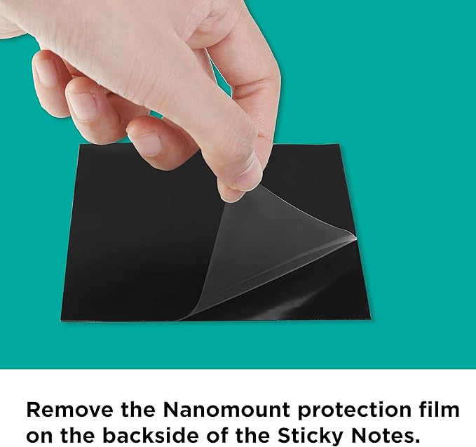 Dry Erase Sticky Notes - 10 Pack of 4x4 Inch; Adhesive Free Reusable Whiteboard Stickers for Smooth Surfaces; No More Paper Post Notes - Reusable Home and Office Product (White, 4 x 4)