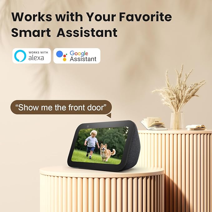 Security Cameras Wireless Outdoor, 2.4GHz WiFi Camera Outdoor Wireless, 2K Cameras for Home Security with Solar Panel, Motion Detection, Works with Alexa & Google Home, Color Night Vision, 2-Way Talk