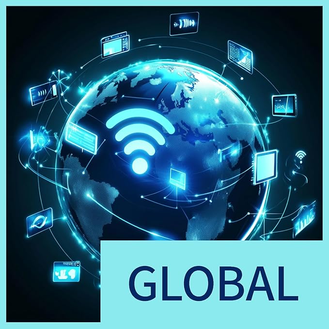 Global SIM Card – Prepaid Data Plan | 2GB Daily Data,7 Days | High-Speed 4/5G LTE Internet | No Roaming Fees | Works in Multiple Countries