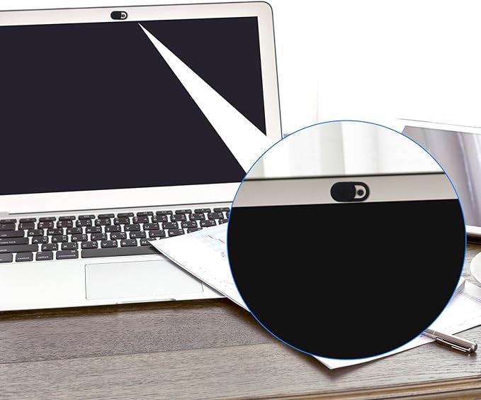 50 Pcs Webcam Cover, Black Practical Laptop Camera Cover Small Portable Phone Camera Covers for Compute Cell Phone PC Accessories to Protect Your Privacy and Security