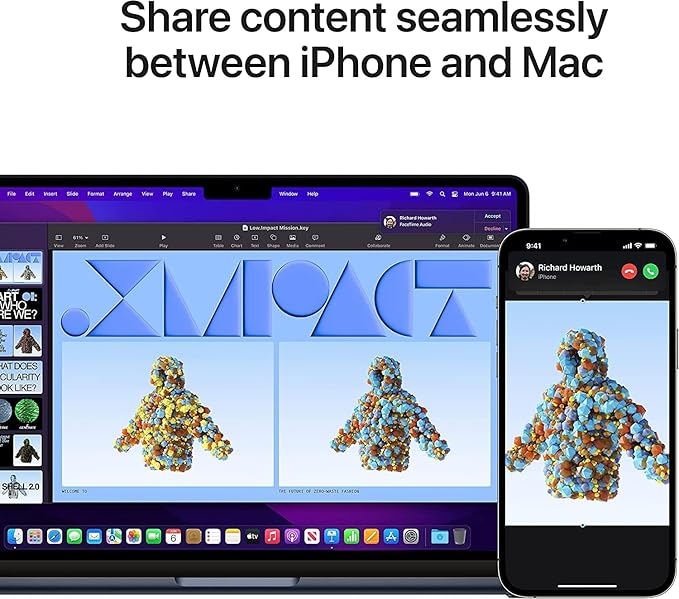 Apple 2022 MacBook Air with Apple M2 Chip, 13-inch, 8GB RAM, 512GB SSD Storage, Starlight (Renewed)